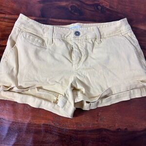 Market‎ & Spruce Women's Yellow Chino Shorts Size 2